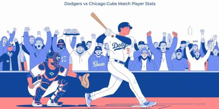 Dodgers vs Chicago Cubs Match Player Stats